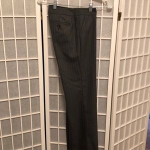 Women’s grey pinstripe dress slacks